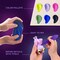 OKTO | DIY 3D Creative Air Dry Clay Modeling Kit for KIDS | Little Worlds BAT| Wooden Frame 8.3x8.3 inch